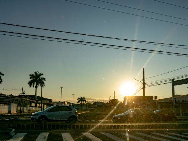 Inmet prev&ecirc; segunda-feira de c&eacute;u claro e calor de at&eacute; 39&deg;C em MS