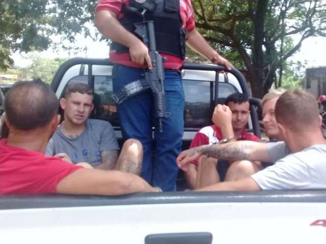 Cinco homens s&atilde;o presos, suspeitos de ajudar em fuga de pres&iacute;dio no PY