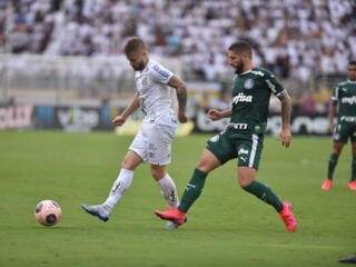 Santos e Palmeiras ficam no empate sem gols no cl&aacute;ssico paulista