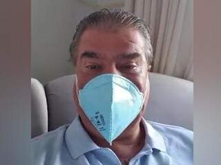 O senador Nelsinho Trad foi diagnosticado com coronavírus depois de viagem com comitiva presidencial no Estados Unidos (Foto: Divulgação)