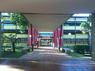 Bloco da Faculdade de Computação da UFMS em Campo Grande. (Foto: Divulgação) 