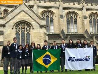 Harmonia ser&aacute; a &uacute;nica escola de MS na Olimp&iacute;ada de bilinguismo na Inglaterra