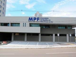 Prédio do MPF-MS, em Campo Grande, estará aberto para sugestões no dia 18 (Foto: Paulo Francis)