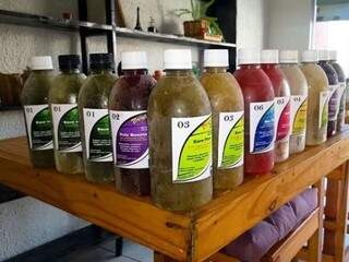 Produção dos sucos apresenta variedade de sabores e nutrientes. (Foto: Arquivo Pessoal)
