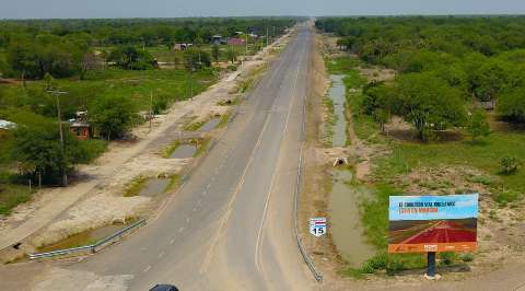 Esperança do turismo regional, rodovia paraguaia já está 23% concluída