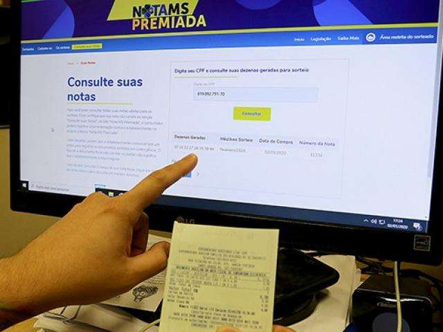 Programa dobrou pedidos de &quot;CPF na Nota&quot; antes do 1&deg; sorteio