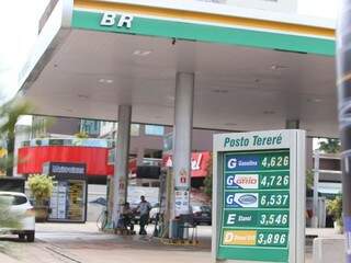 Posto Tereré chegou a reajustar gasolina para R$ 4,62 (Foto: Marcos Maluf)