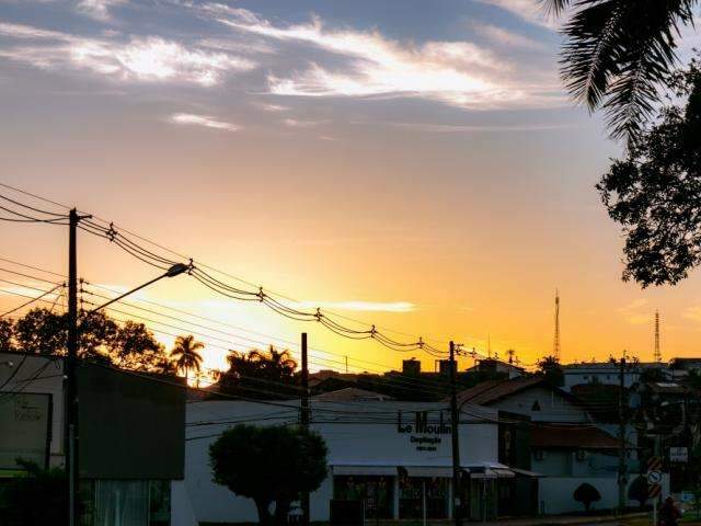 Quinta-feira ser&aacute; de c&eacute;u parcialmente nublado e m&aacute;xima de 35&deg;C em MS