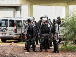 Policiais fizeram pente-fino na Unei Dom Bosco no dia 9 de janeiro (Foto/Arquivo: Henrique Kawaminami)