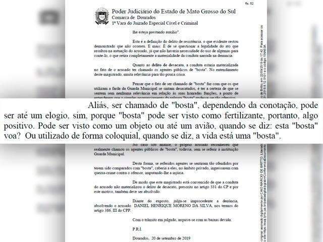 Federa&ccedil;&atilde;o pede ao CNJ puni&ccedil;&atilde;o a juiz que considerou &quot;bosta&quot; elogio