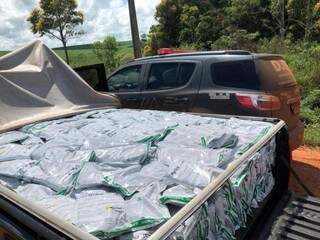 Pol&iacute;cia apreende na fronteira 2 cargas com mais de 1 tonelada de agrot&oacute;xicos