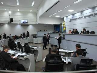 Plenário da Câmara Municipal de Campo Grande (Foto: Divulgação/CMCG)