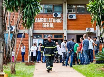 Ap&oacute;s incidente no HU, ambulat&oacute;rio ficar&aacute; fechado at&eacute; ter&ccedil;a-feira