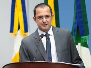 Vereador Cirilo Ramão (MDB) em seu discurso na Câmara. (Foto: Divulgação) 