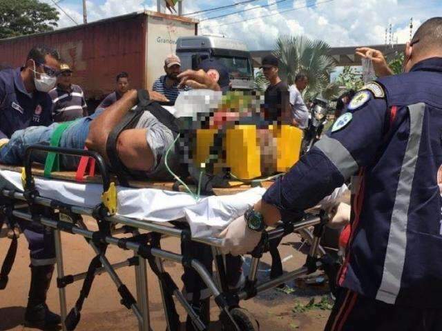 Colis&atilde;o frontal entre motos mata motociclista de 67 anos 