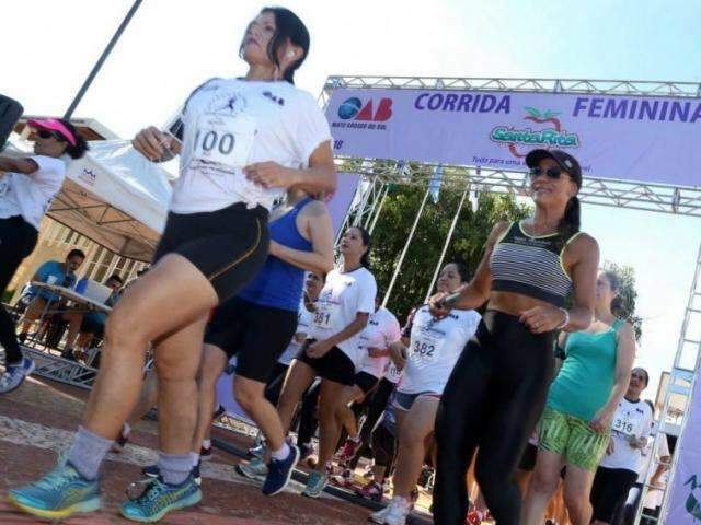 Corrida de rua no Parque dos Poderes celebra Dia Internacional da Mulher