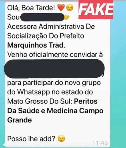 Golpista se passa por assessora do prefeito para clonar WhatsApp