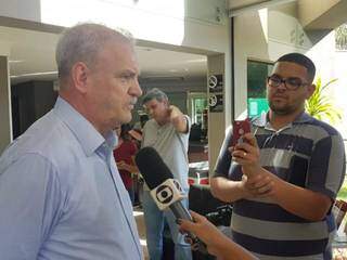 Geraldo Rezende deu entrevista hoje em Dourados.(Foto: Ricardo Minellla/Divulgação)