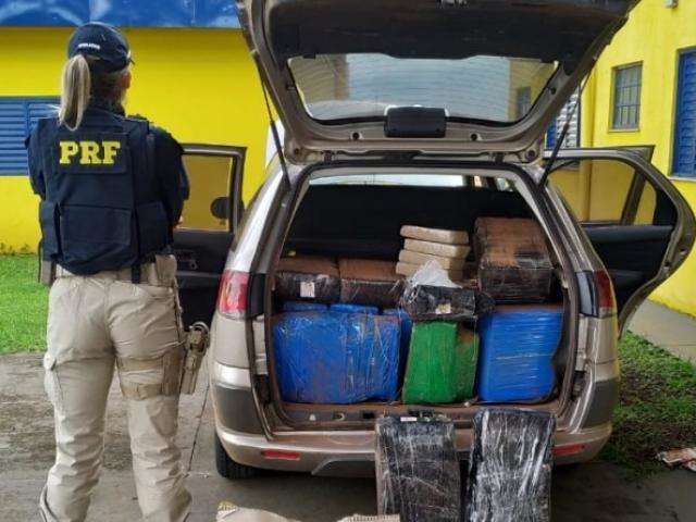 Apreendido, adolescente de 17 anos levava 388 kg de maconha para Cuiab&aacute; 