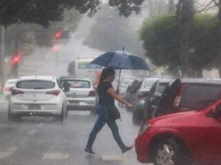 Volume de chuvas em Campo Grande teve aumento de 30% somente em fevereiro. (Marcos Maluf)