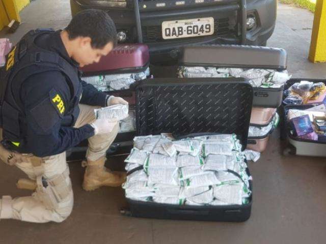 Contrabandista &eacute; preso com perfumes, eletr&ocirc;nicos e 100 quilos de agrot&oacute;xicos 