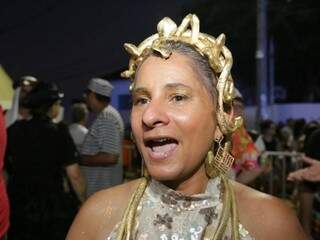 Silvana Valu fantasiada de Medusa comenta sobre o evento do Cordão Valu deste ano (Foto: Kísie Ainoã)