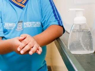 Álcool em gel é para higienizar as mãos, que precisam de cuidado redobrada. (Foto: Henrique Kawaminami)