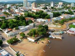 Corumbá, vista do alto. (Foto: Renê Carneiro)