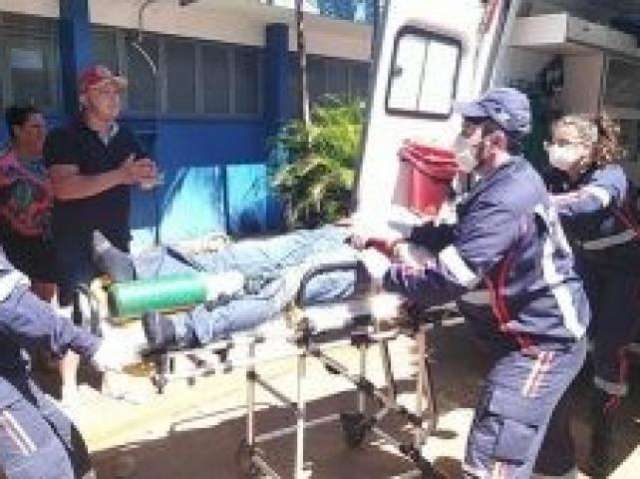 Borracheiro fica em estado grave ao ser atingido por aro de pneu 