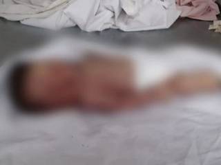 Bebê nasceu no dia 4 de março e morreu na madrugada deste sábado em maternidade do município de Corumbá (Foto: Divulgação/Diário Corumbaense) 