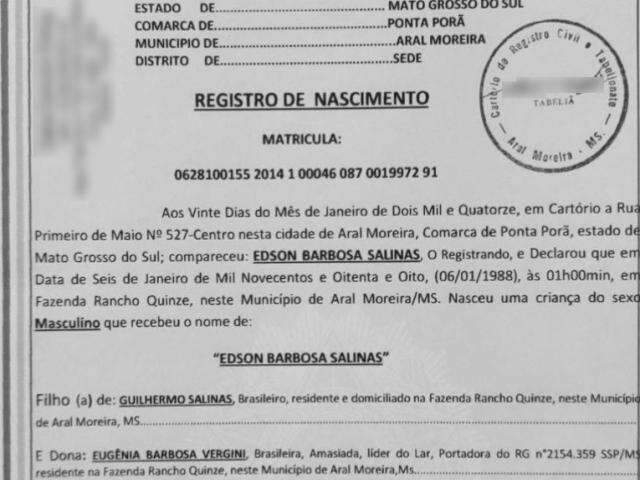 Sucessor de Minotauro usou certid&atilde;o falsa emitida por cart&oacute;rio j&aacute; investigado