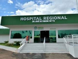 Paciente está internado no Hospital Regional de Ponta Porã (Foto: Divulgação/ Governo MS)