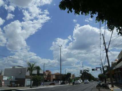 Semana come&ccedil;a com m&aacute;xima de 40&deg;C e baixa umidade do ar em MS