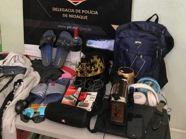 Bandido tenta fugir, mas &eacute; preso ap&oacute;s furtar 2 estabelecimentos 