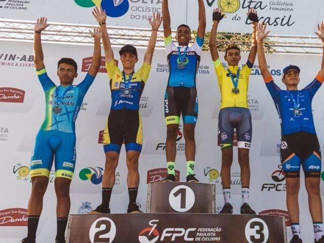 Ciclista de MS fatura medalhas de prata e bronze em competi&ccedil;&atilde;o nacional