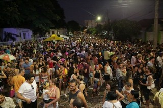 Avenida Calógeras no primeiro dia de Cordão Valu. (Foto: Kísie Ainõa)