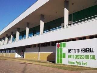 Campus do IFMS em Corumbá é uma das unidades com vagas. (Foto: Divulgação) 