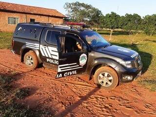 Polícia Civil prendeu o condenado nesta manhã em uma fazenda a 35 quilômetros da cidade. (Foto: Rio Pardo News)