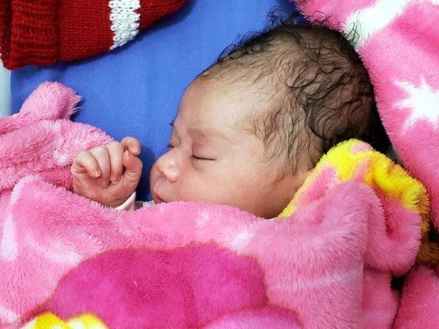 Julia chegou em MS aos 5 minutos de 2020 para ser 1&ordf; beb&ecirc; do ano