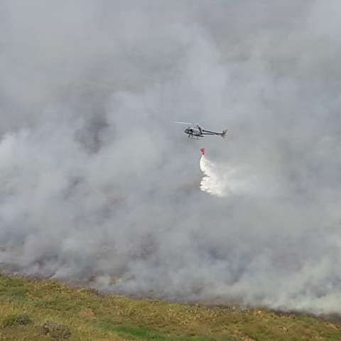 Fuma&ccedil;a impede helic&oacute;pteros no combate ao fogo no Pantanal 