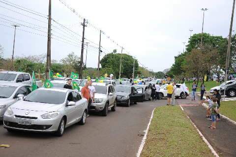 Organizadores mant&ecirc;m carreata de apoio a Bolsonaro na Capital