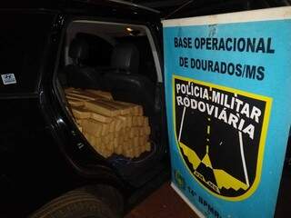 Motorista de carro furtado &eacute; preso transportando maconha avaliada em meio milh&atilde;o