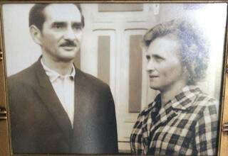 Octávio e Anastácia, avôs de Jessé. Octávio morreu em 1970 aos 45 anos (Foto: Arquivo Pessoal)