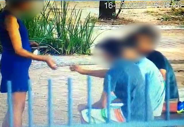 Videomonitoramento do Centro flagra traficantes entregando droga para gestante