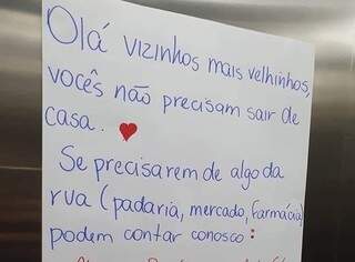 O que está lindo de se ver é a empatia inspirada em ideias pelas redes sociais, como esta, acontecer também em Campo Grande. (Foto: Reprodução/Facebook)