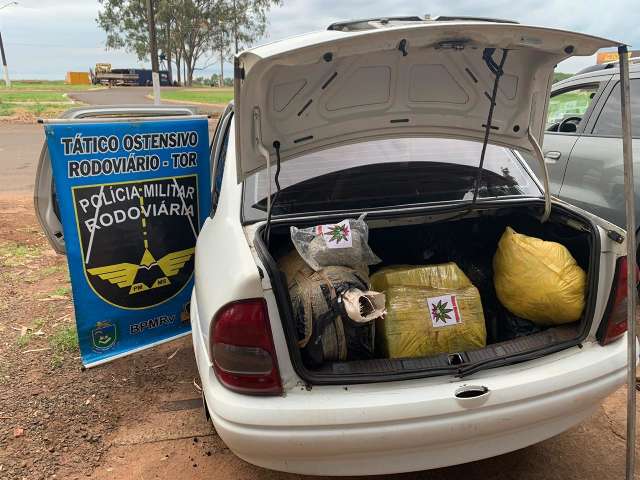 Traficante &eacute; preso com 150 quilos de maconha que seriam entregues na Capital 