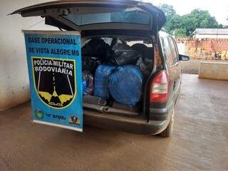 Dupla &eacute; flagrada com R$ 37 mil em mercadorias cotrabandeadas na MS-166 