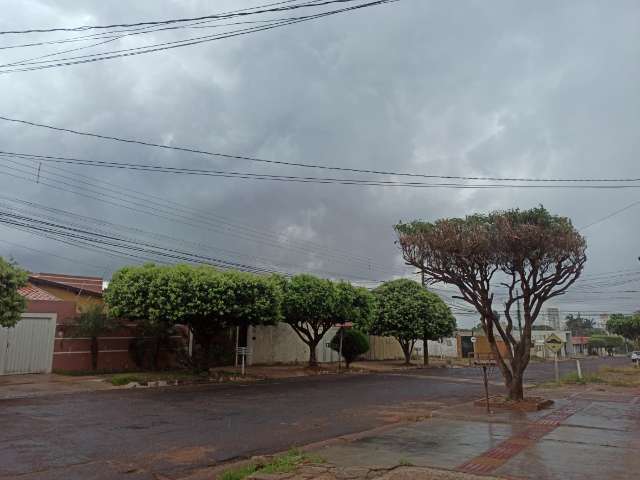 Chuva acaba com 22 dias de seca e levanta cheiro de terra molhada