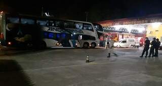 Na noite de quinta (19), ônibus que transportava a passageira com suspeita foi interceptado (Foto: Reprodução)