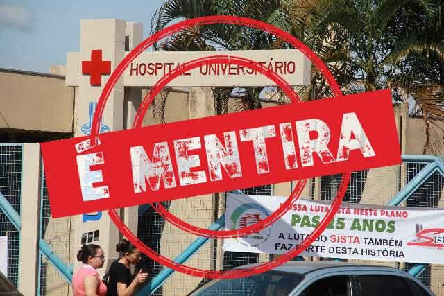 &Eacute; mentira: &aacute;udio alerta para prolifera&ccedil;&atilde;o de coronav&iacute;rus no HU da Capital 